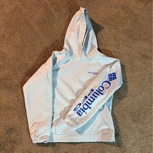 Columbia Youth size 8 Professional Fishing Gear (PFG) Hoodie with Sleeve Logo